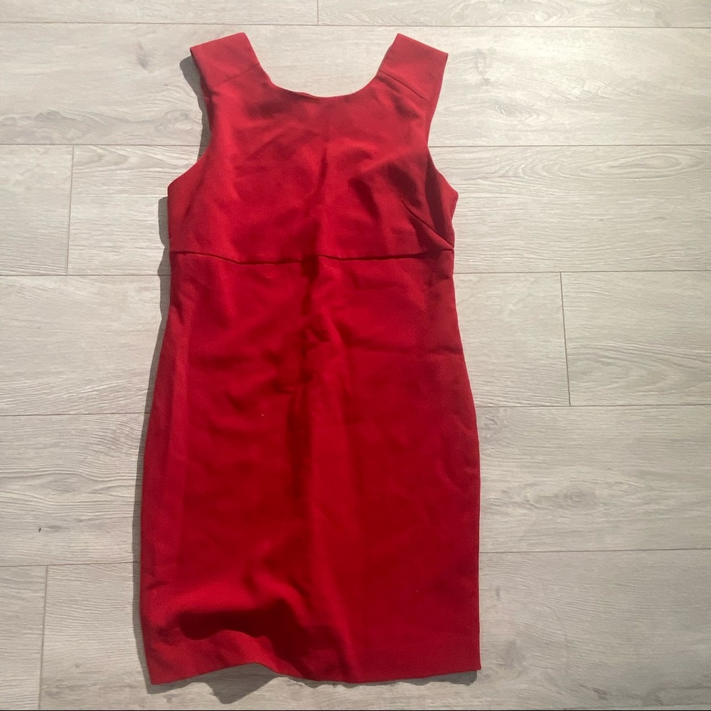 Women red dress